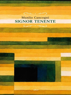 cover image of Signor Tenente